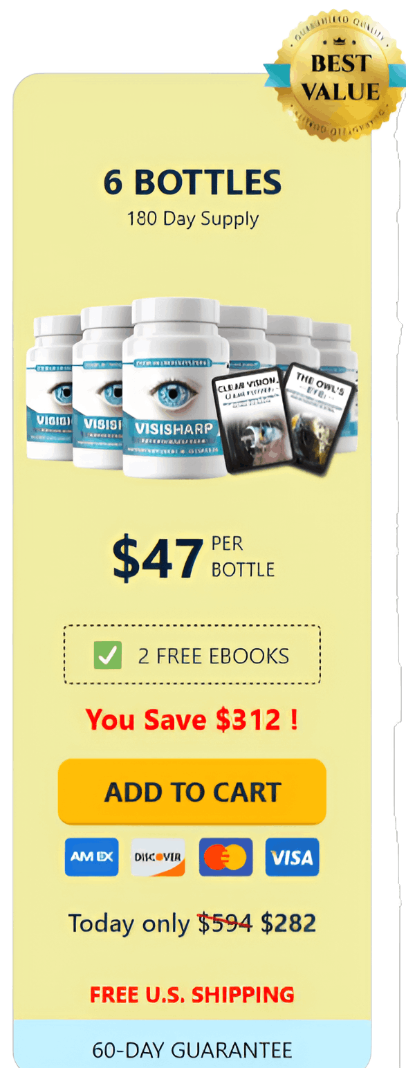 VisiSharp six bottle package