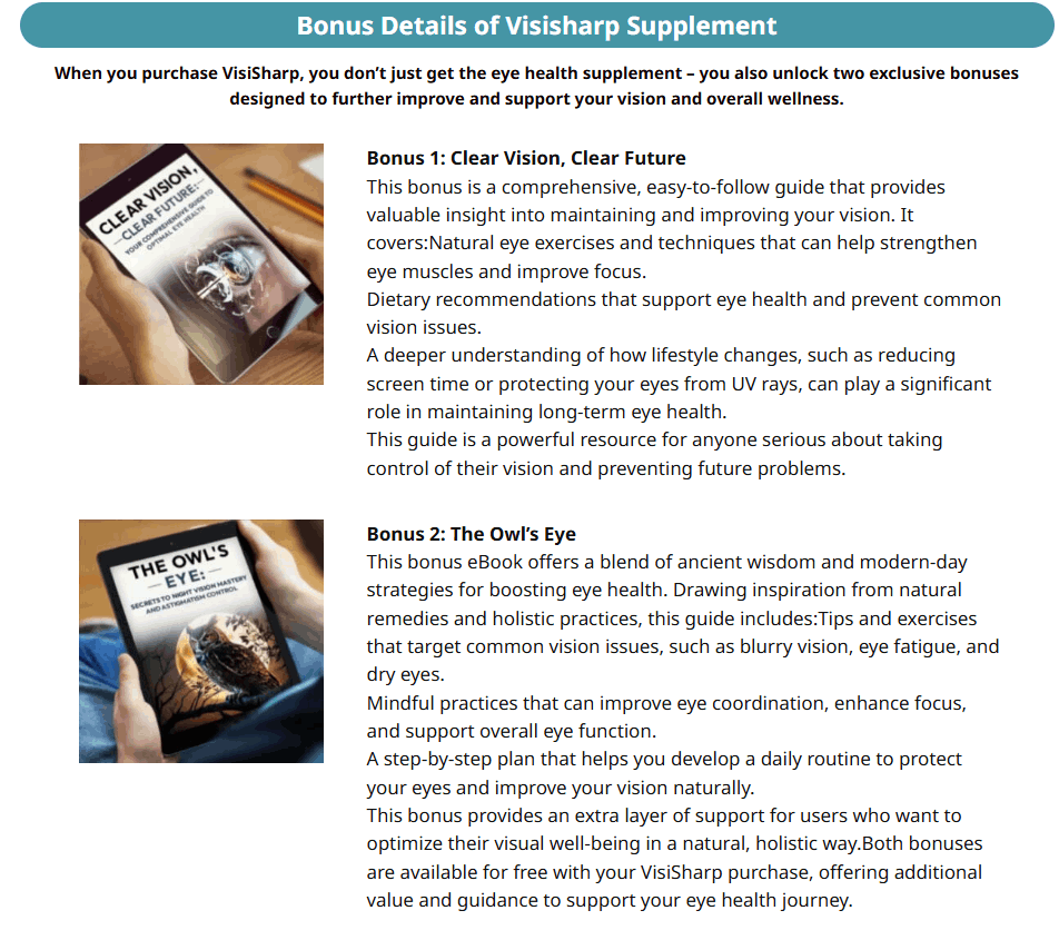 VisiSharp bonus offers and free shipping